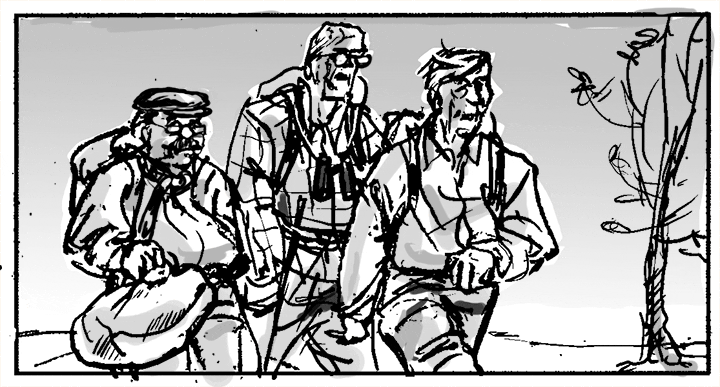 Ruth Tait storyboard art