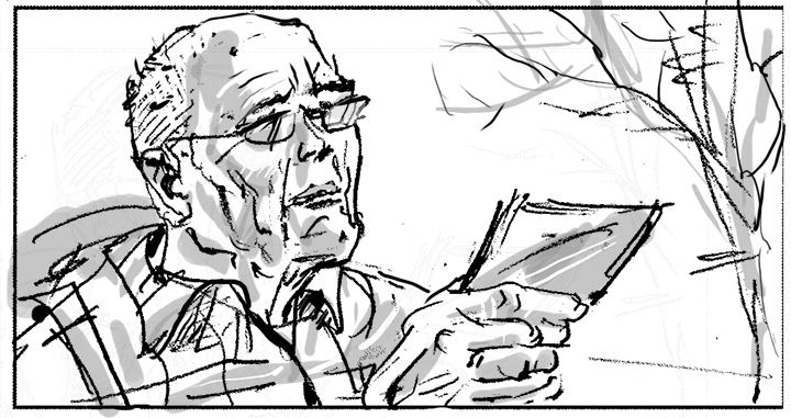 Ruth Tait storyboard art