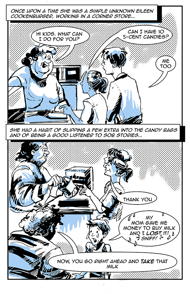 comic book artwork by Ruth Tait