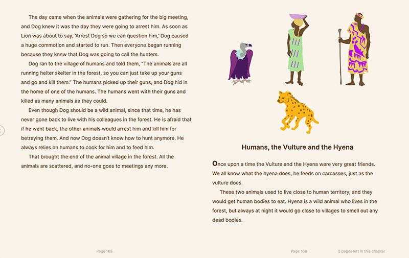 screen shot of ebook design layout by Ruth Tait