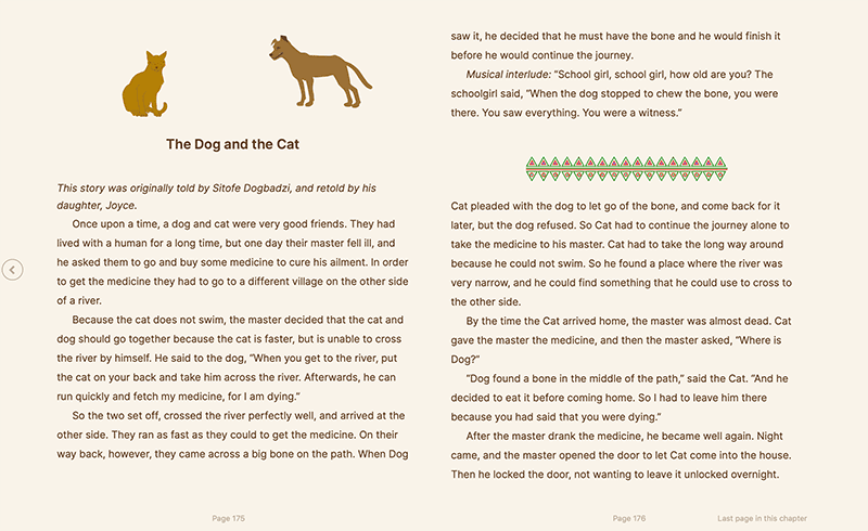screen shot of ebook design layout by Ruth Tait